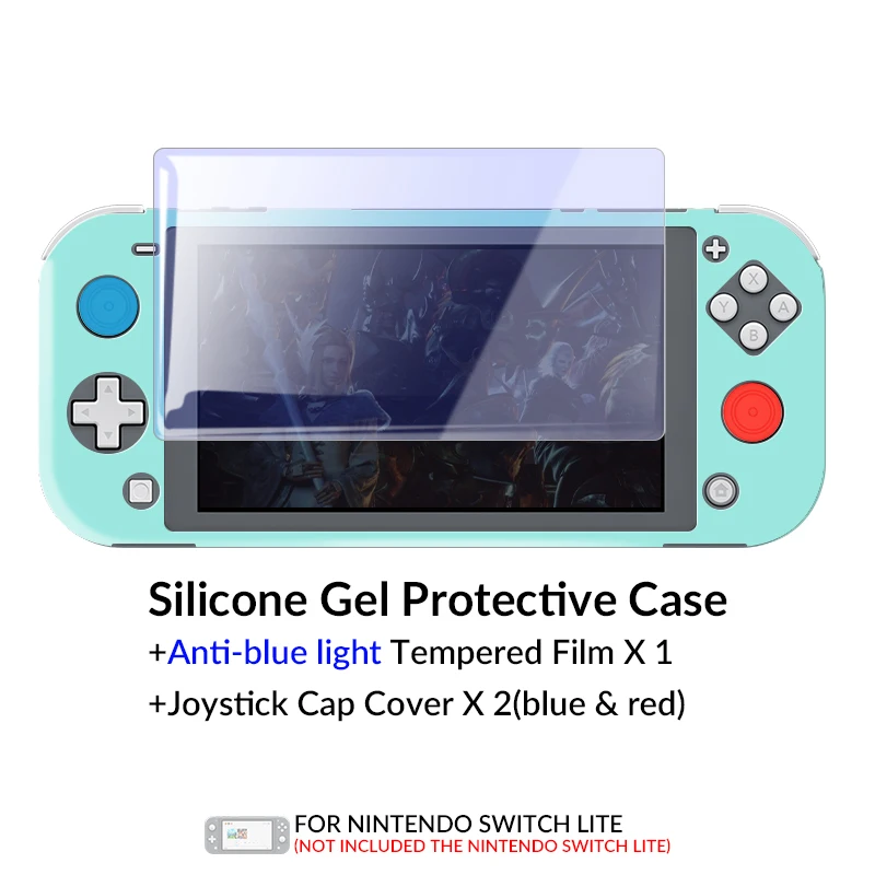 09 Силиконовый чехол с изображением лягушки для nintendo Switch Lite, защитный чехол для консоли nintendo Switch NS Lite - Цвет: 09