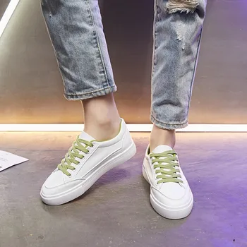 

Spring new women's sneakers Classic white shoes low-top fashion wild Comfortable casual lightweight platform women shoes U20-47