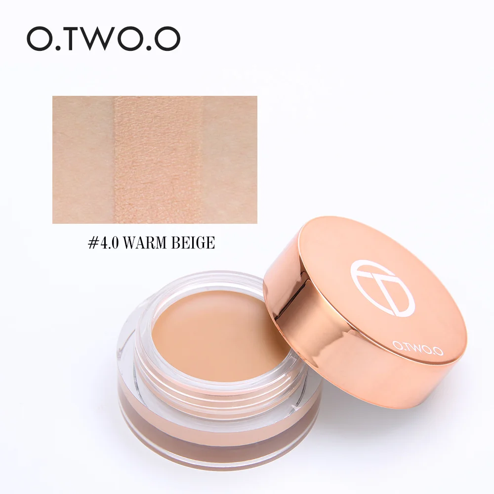 04 O. TWO. O, 4 цвета, водостойкая косметика для макияжа, профессиональная косметическая основа для глаз, стойкая основа для теней, крем, консилер TSLM1 - Цвет: 04