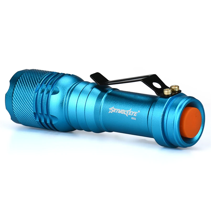 Skywolfeye USB rechargeable 6000LM CREE Q5 AA  14500 3 modes of scalable LED flashlight super bright powerful bike lights 30D5 (7)