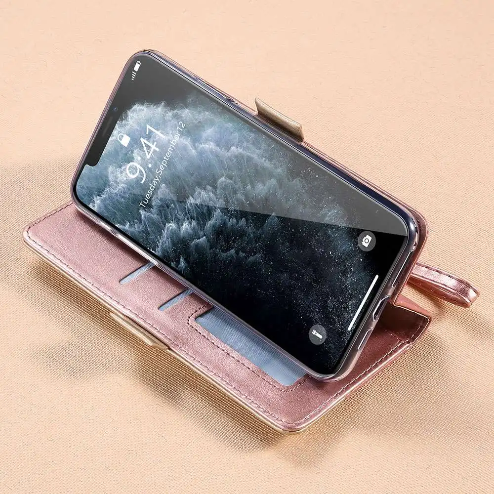 KISSCASE кружевной кожаный чехол для телефона для iPhone 11 Pro Max 8 7 Plus кошелек флип чехол s для iPhone XR X XS MAX 6 6S Plus держатель Чехлы