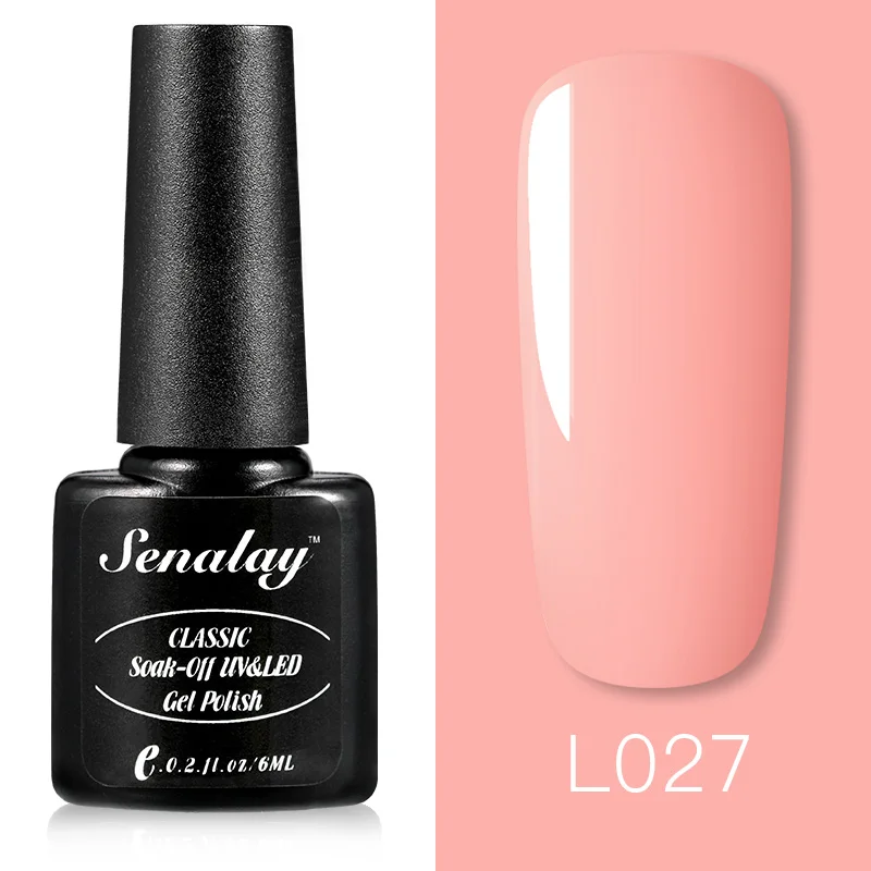 RE12-L027 SENALAY Гель-лак для ногтей, Лаки, основа, верхнее покрытие, Полупостоянный УФ светодиодный гель для ногтей, маникюрный набор для ногтей - Цвет: RE12-L027