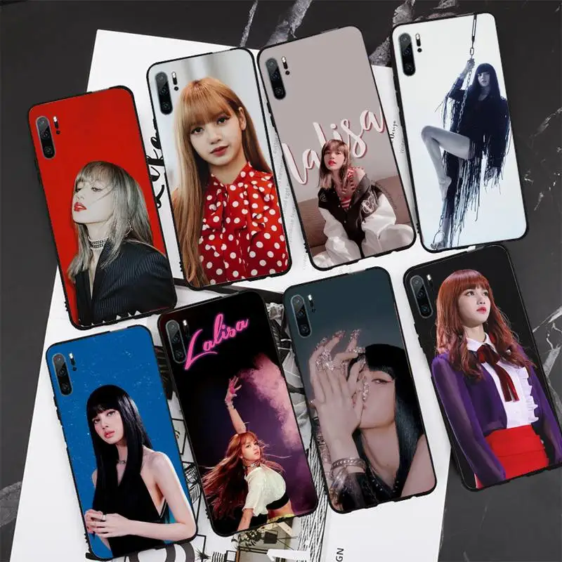 B-BLACKPINKS LISA Phone Case for Samsung Galaxy J2 J4 J5 J6 J7 J8 Note5 7 8 9 10 20 prime plus lite ultra pro Fundas cover | Мобильные