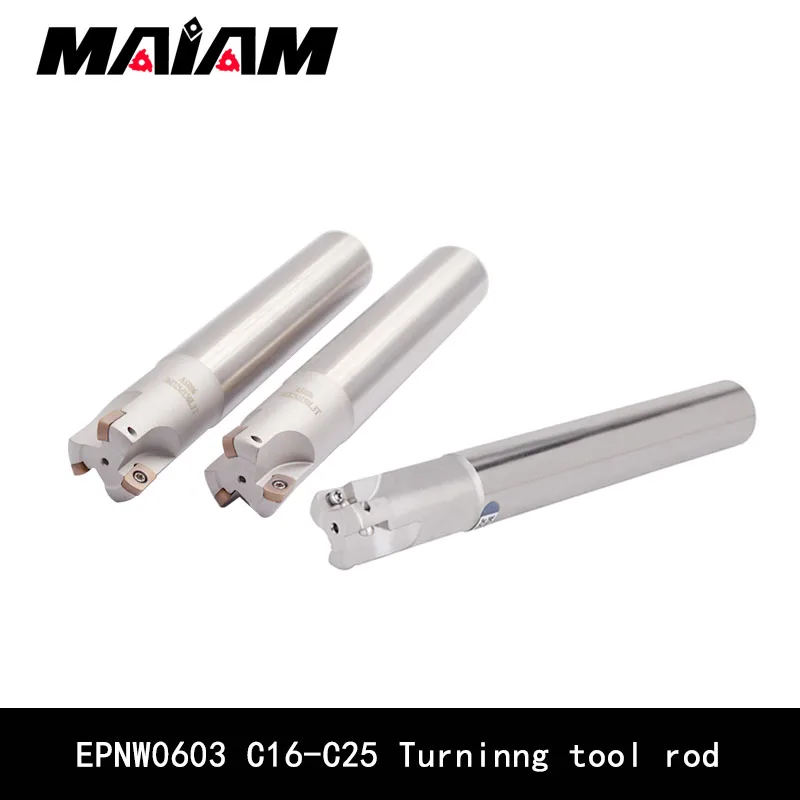 ASR 16 17 19 20 21 25 Fast feed milling cutter bar use insert EPNW0603 alloy CNC machine machining center | Инструменты