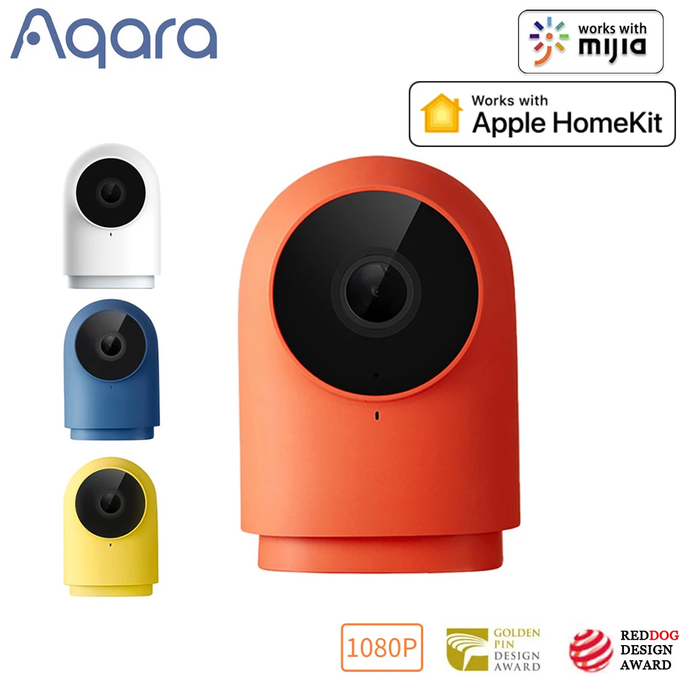 Aqara 1080P Smart Camera G2H Gateways Edition Zigbee Linkage IP Wifi Wireless Security Night Vision Camera For HomeKit Mijia App