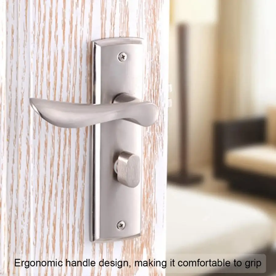 Алюминиевый сплав дверной замок межкомнатный замок для безопасности двери прочная ручка туалетной двери замок шкафчик
