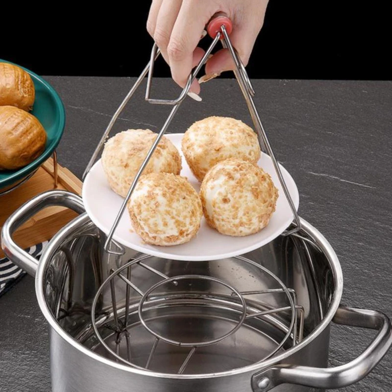 Acier Inoxydable Cuisson À La Vapeur Rack,Grille De Cuisson Ronde En