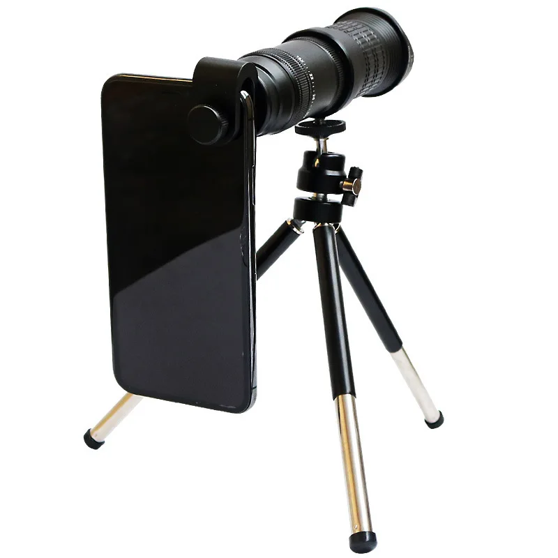 

18-30X Telescope Zoom Lens Monocular Mobile Phone Camera Lens for iPhone Samsung Smartphones for Camping Hunting Sports Concert