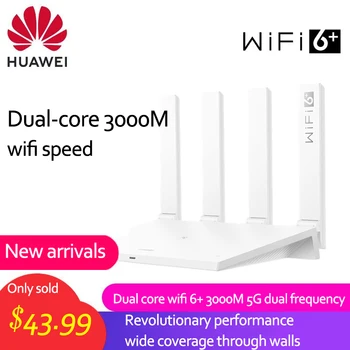 

Huawei AX3/AX3 Pro Full Gigabit WiFi6 Wireless Router Home Dual-band WiFi Signal Amplifier Through The Wall King Mesh5G AX3