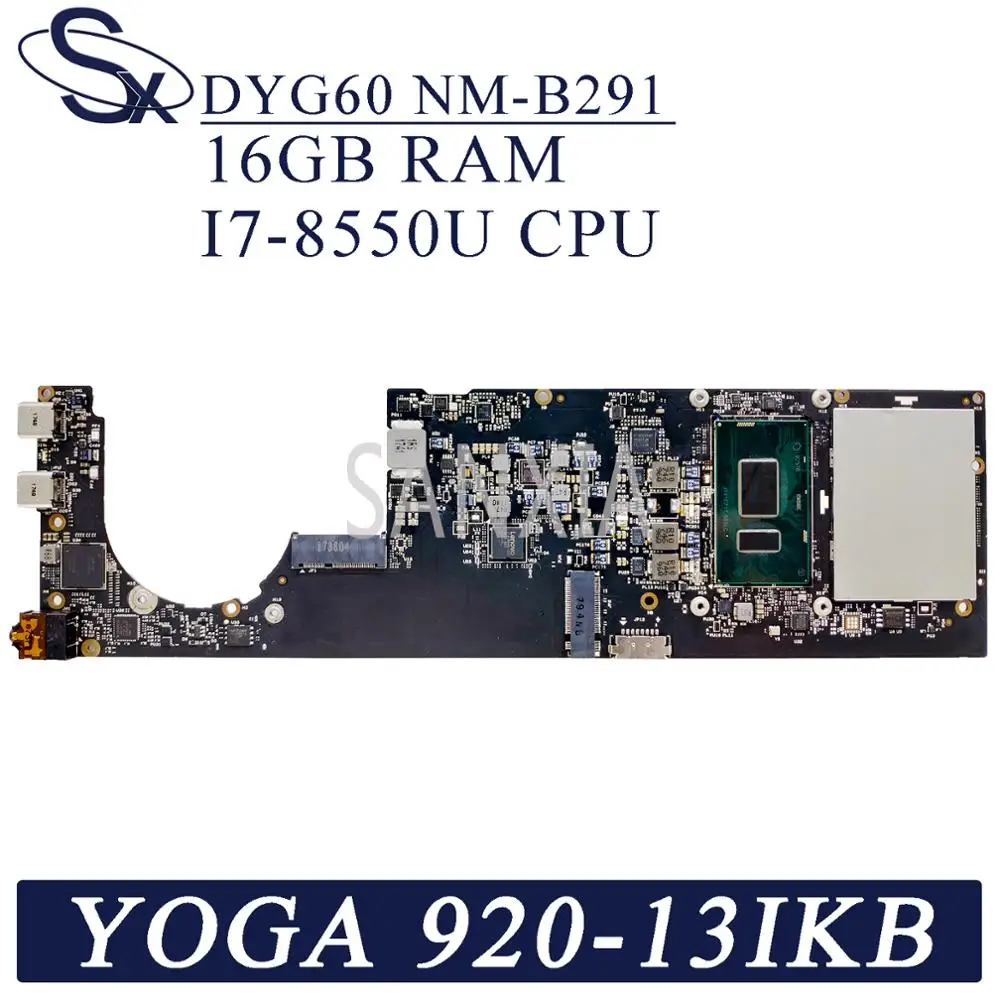 Материнская плата KEFU для ноутбука Lenovo YOGA 920 13IKB оригинальная материнская 16GB RAM NM