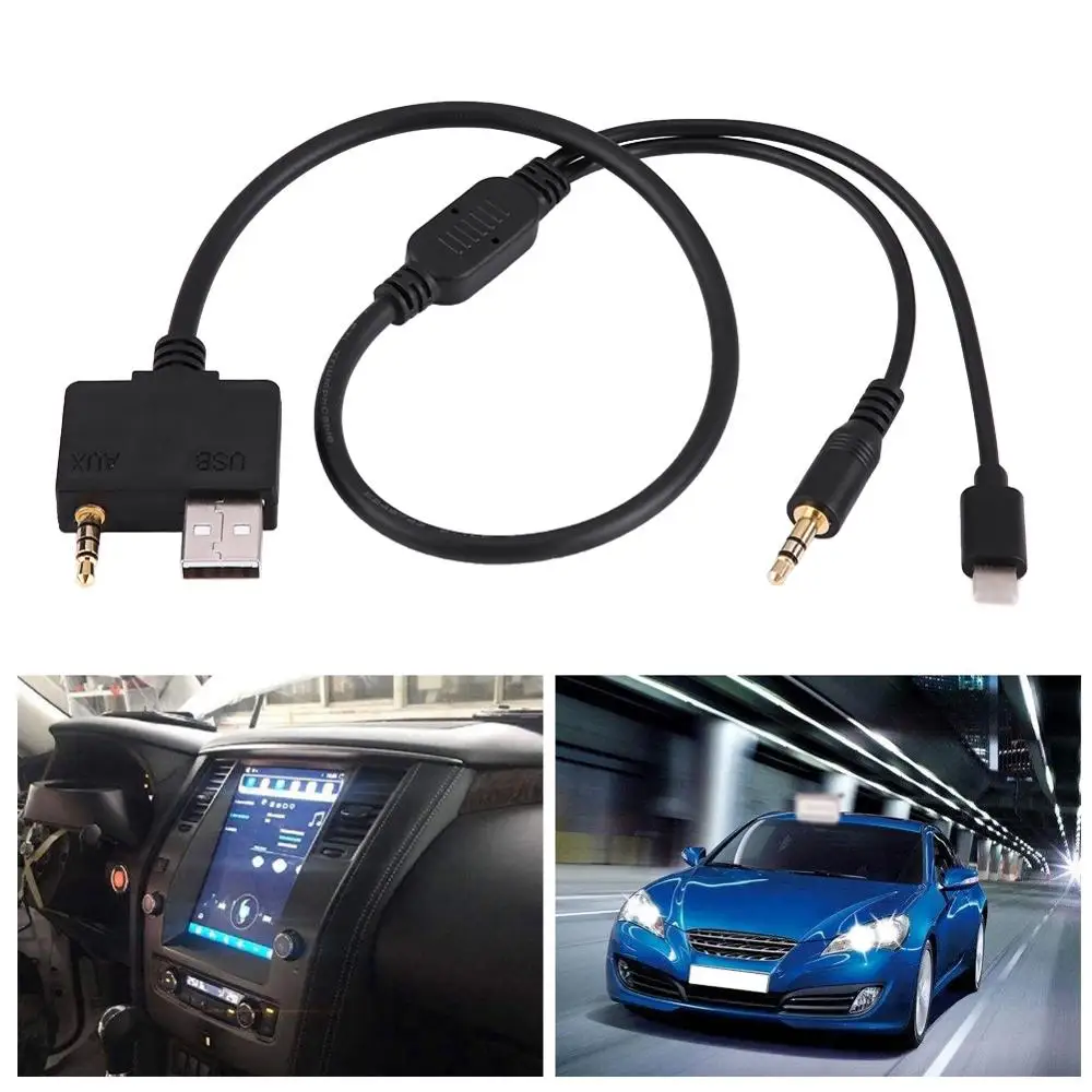 Вспомогательный кабель адаптер AUX для автомобильной аудиосистемы Hyundai KIA IPOD IPAD