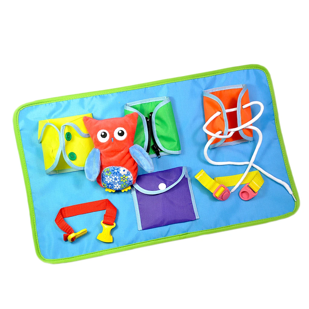 Early Learn Basic Life Skills , Learn to Dress Board , Kids Baby Toy