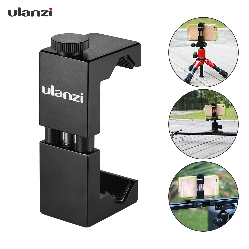 

Ulanzi Metal Smartphone Clip Holder Frame Case Bracket Mount for iPhone for Huawei Samsung Portrait Outdoor Video Photography