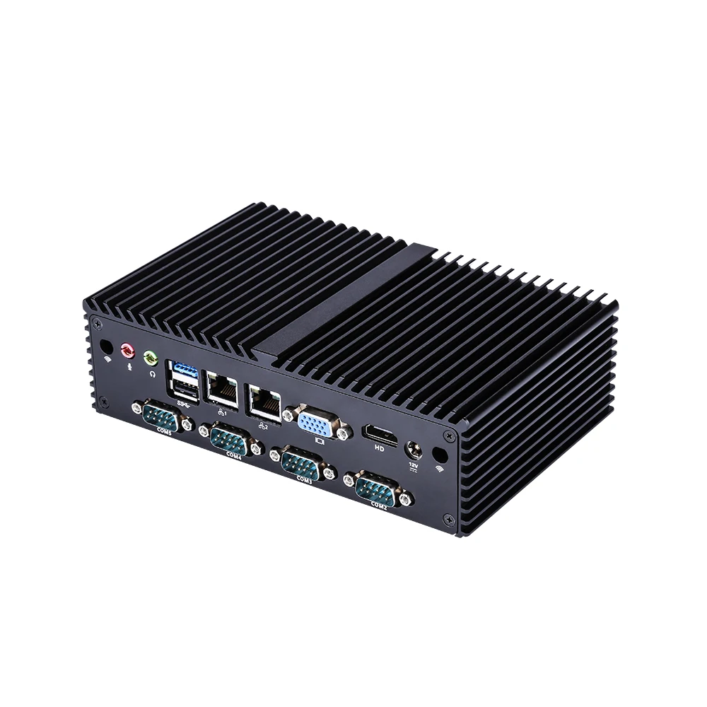 KANSUNG промышленный ПК Intel Celeron J1900 четырехъядерный Мини 7 rs232 порт Windows Linux Ubuntu Barebone