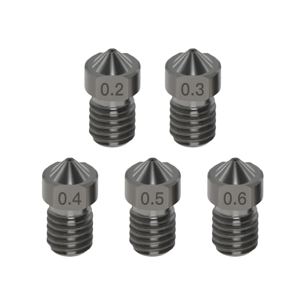 3D Printer Parts Hardened Steel Die Nozzle V6 1.75mm For Ender 3 E3D Hotend Titan Extruder Prusa I3 MK3 Wear-Resistant | Компьютеры и