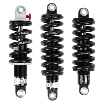 

MTB bike Rear Shocks Bumper Spring Metal Shock Absorber Downhill Mountian Bike Rear Shocks 165/190MM*550/650/750/850LBS