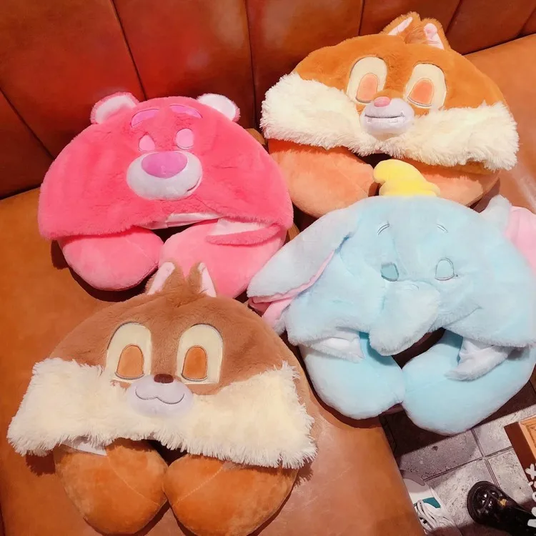 Подушка в форме Дональда Стича U-образная милая аниме игрушка для сна kawaii мягкая