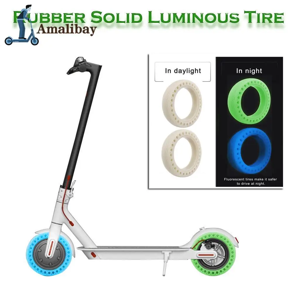 Hollow Tire for Xiaomi Mijia M365 Electric Scooter Solid Tyre Shock Absorber Tires Front Rear Pro Wheel Rubber Tyres | Спорт и