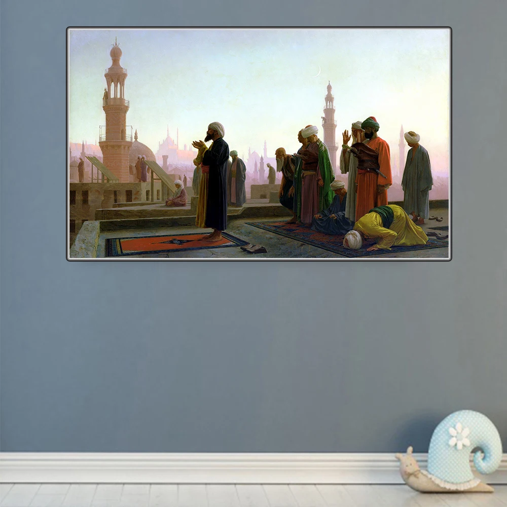 Citon Jean-Leon Gerome 》 The молитва картина маслом на холсте известное изображение