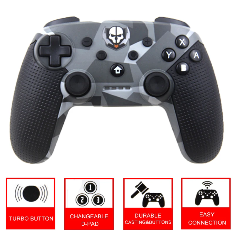 

Turbo Function for NS Switch Wireless gamepad for Nintend Switch Pro Wireless Controller Gamepad Joystick Dual Vibration no NFC