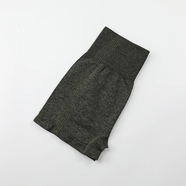High Waist Workout Shorts Vital Seamless Fitness Yoga Short Scrunch Butt Yoga Shorts Sport Women Gym Leggings dark green