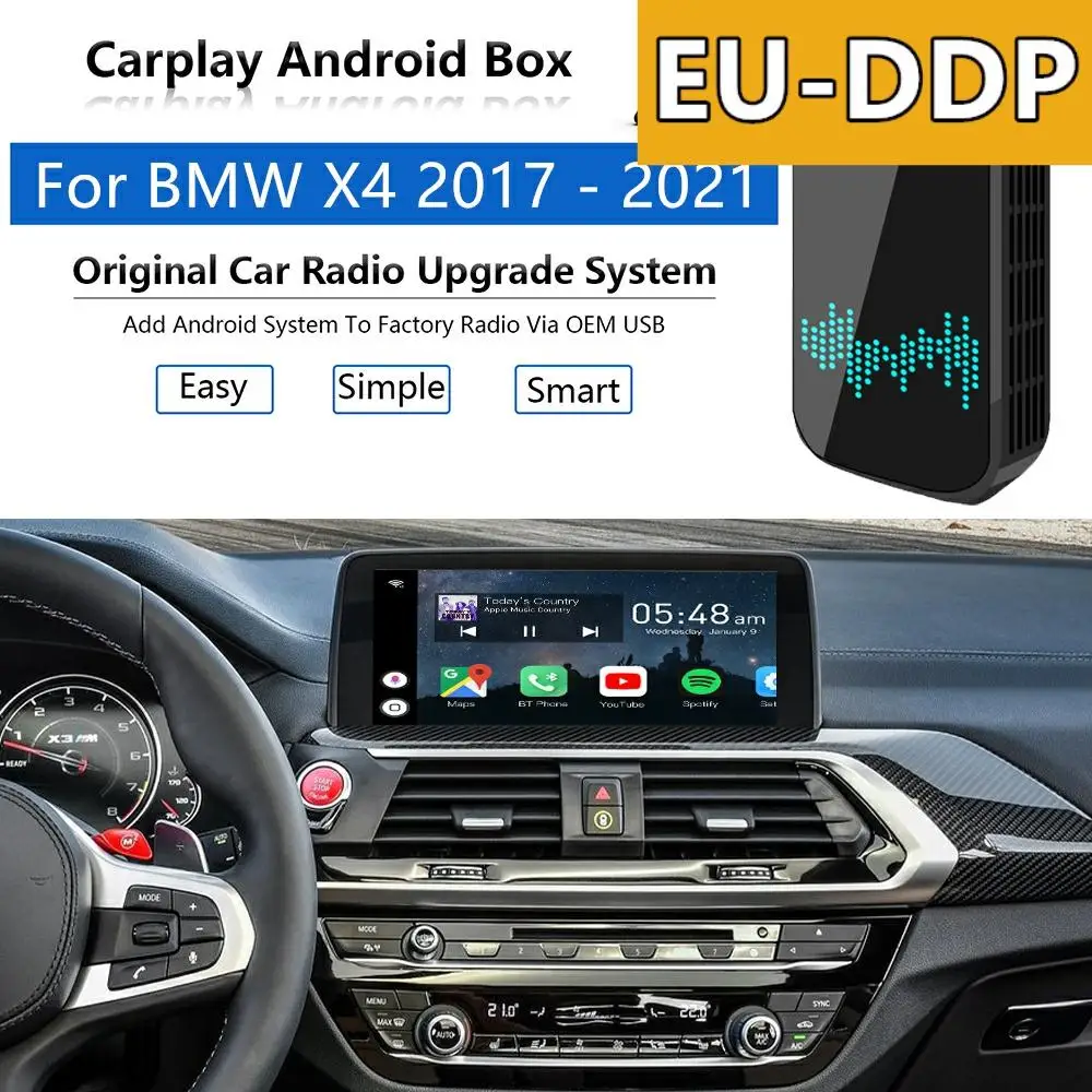 

Автомагнитола для BMW X4 2018-2021, USB, Apple, Wi-Fi