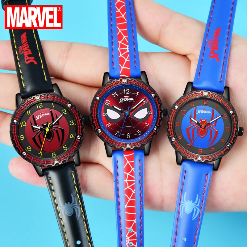 Montre-bracelet Spiderman Pour Enfants, Montre-bracelet À Quartz,  Décontractée, Super Héros, Disney Marvel, Cadeau Idéal Pour Jeunes Garçons  - Montres Pour Enfants - AliExpress