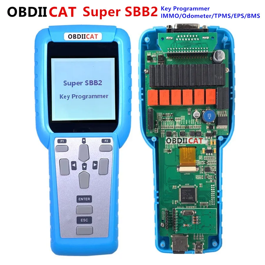 - New Super SBB2 PLUS Auto Key Programmer Super Scanner SBB 2 Key Programmer IMMOOdometerTPMSEPSBMS Support Multi brand Cars