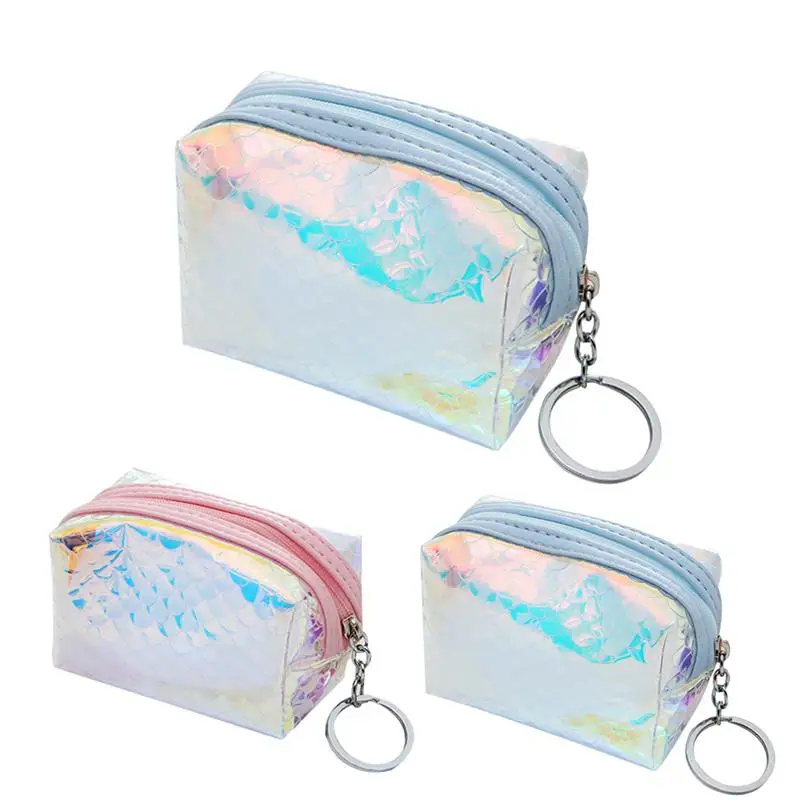 

Sequin Women Coin Purse Small Wallet Cute Headset Bag Kids Female Change Purse Mini Zipper Coin Key Earphone Line Pouch