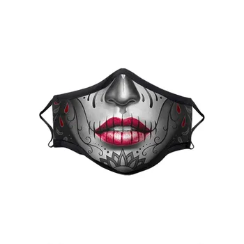 

lovers Unisex Adult Printed Face Mask Outdoor Washable Breathable Reusable Mask Men And Women Halloween Mask mascherine