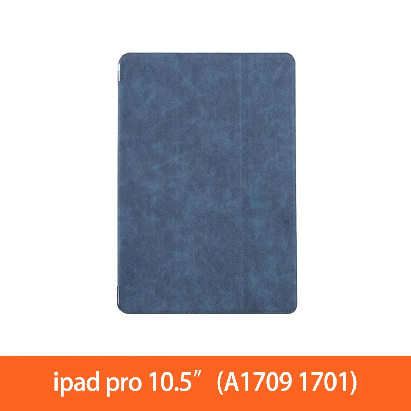 ipad pro 10.5 blue Для ipad Air 2 кожаный чехол / ipad 9," ПК Защитный чехол для ipad Pro 10,5" 12," кожаный смарт-чехол - Цвет: ipad pro 10.5 blue