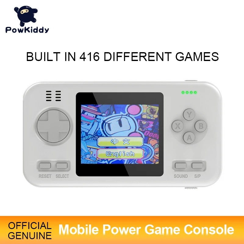 Powkiddy 416 мобильный Мощность портативная игровая консоль с двумя портами USB Выход 2 8