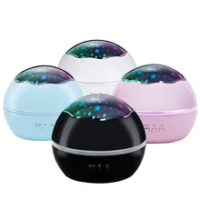 360 ° вращающийся проэктор звездного неба и подводный тема лампы проектор лампа Ночной светильник Magic проектор звездного неба 8 цветов Детские спальные