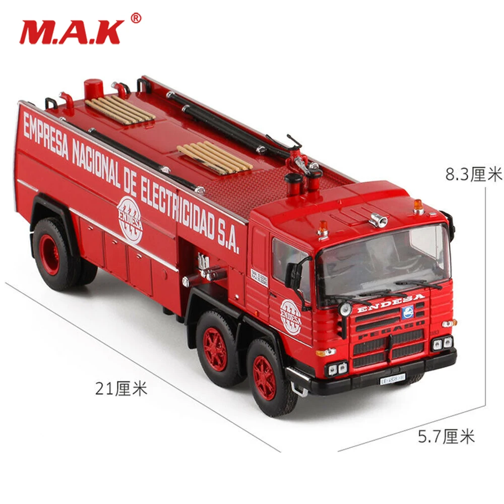 

PEGASO ENDESA 1/43 Diecast Alloy Fire Truck 1980 SALVAT Empresa Nacional Model for Fans Children Gifts