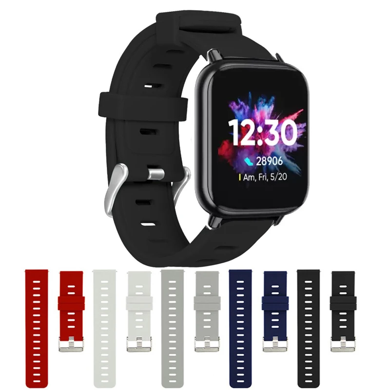 20mm Silicone Quick Release Bracelet belt For Realme TechLife Dizo Watch 2 Watchband Accessories