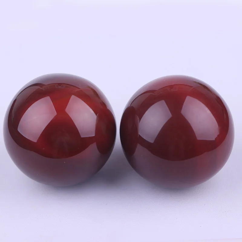 

Natural Agate Health Ball Handball Chalcedony Fitness Ball Middle-aged Health Gift
