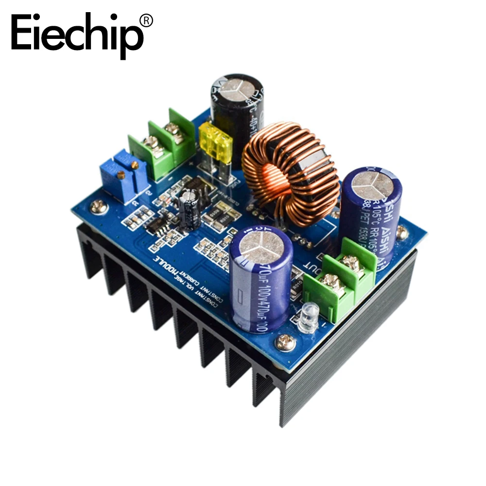 120W 10A DC-DC 8-16V Adjustable Step-up Module 12V 24V Boost Power Supply