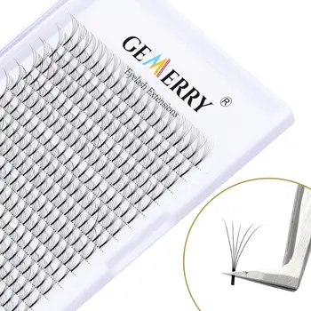 

GEMERRY 5D Premade Volume Fan Eyelash Extensions 320 fans Russian Volume Fans Lashes for Professionals 16 lines Faux Mink Lashes