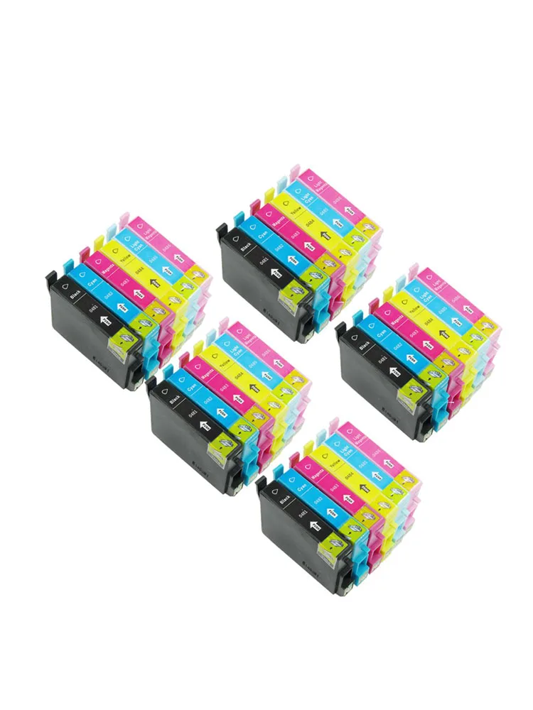 30 шт патронов чернил T0481-T0486 совместимый для R200 R220 R300 R300M R320 R340 RX500 RX600
