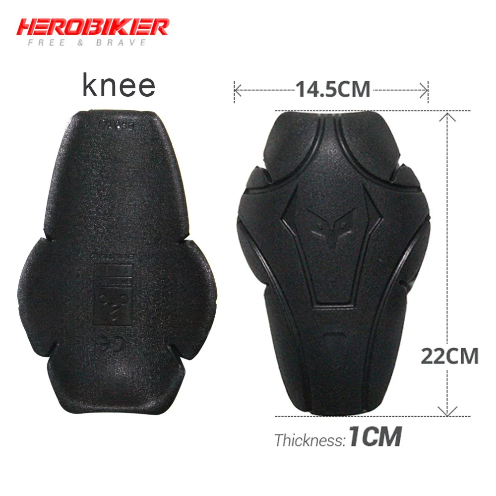 HEROBIKER мотоциклетный защитный наколенник для гонок CE протектор защита броня для мотокросса локоть плечо задняя мотоциклетная Защитная Экипировка - Цвет: D-020-knee