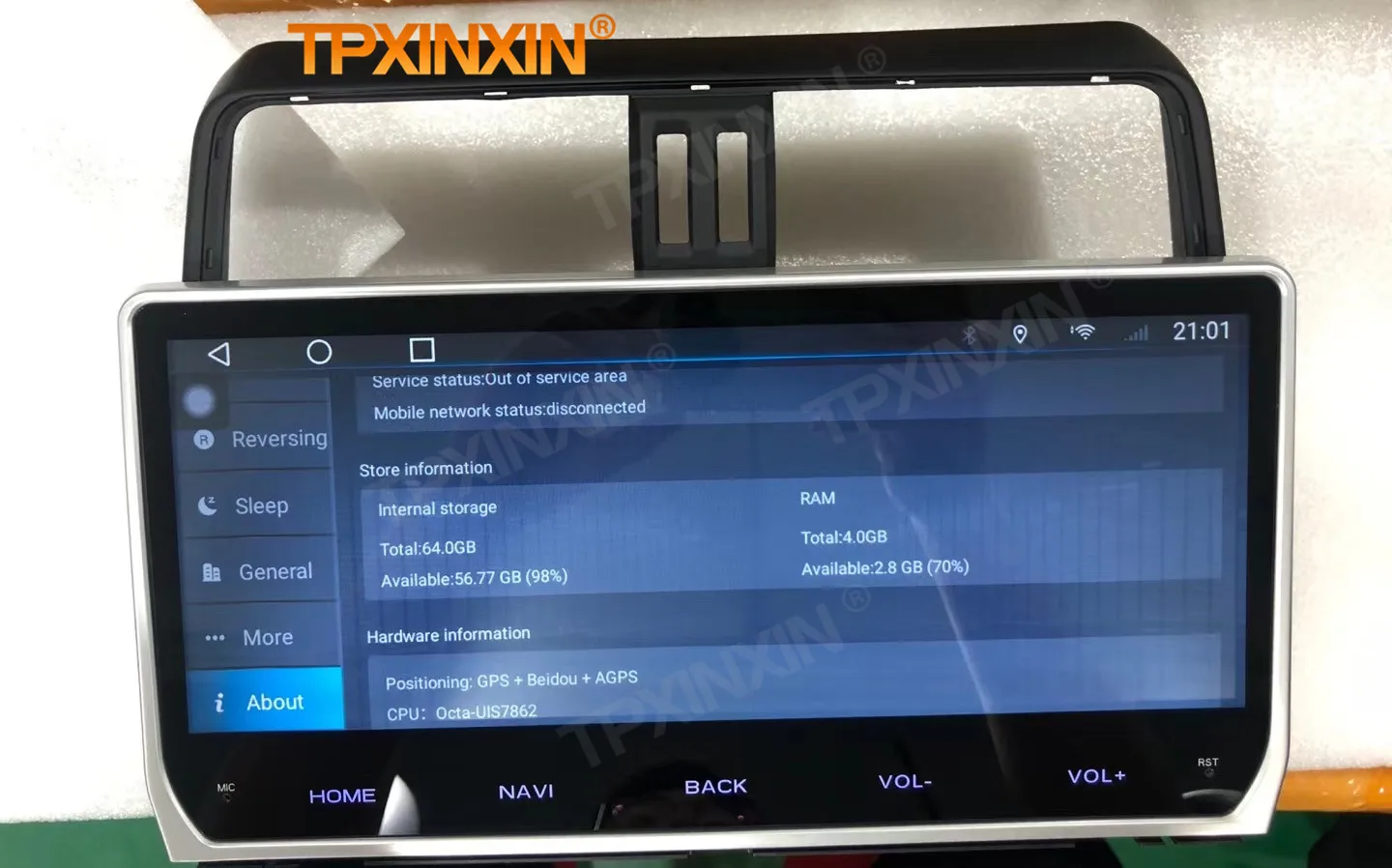 6+128G Carplay Android 10 Radio Receiver Multimedia For Toyota  Land Cruiser Prado 150 2018 2019 2020 GPS Video Player Head Unit