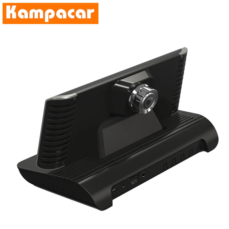 Kampacar, 8 дюймов, сенсорный автомобильный видеорегистратор, 2 камеры, 4G, Android, wifi, gps навигация, Full HD, 1080 P, видео рекордер, двойной объектив, регистратор, видеорегистратор, видеорегистратор