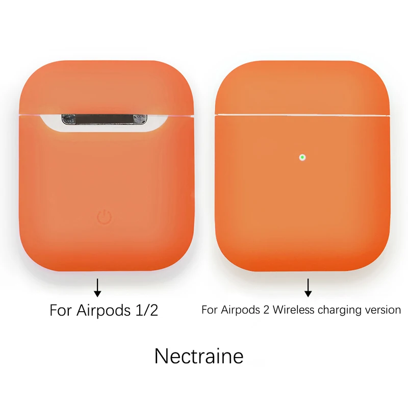 Soft Silicone Cases For Apple Airpods 1/2 Protective Bluetooth Wireless Earphone Cover For Air Pods Luxury Charging Box Bags