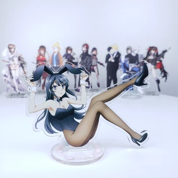 

Anime RASCAL DOES NOT DREAM OF BUNNY GIRL SENPAI Cosplay Double Side Acrylic Stand Figure Model Plate Desk Decor