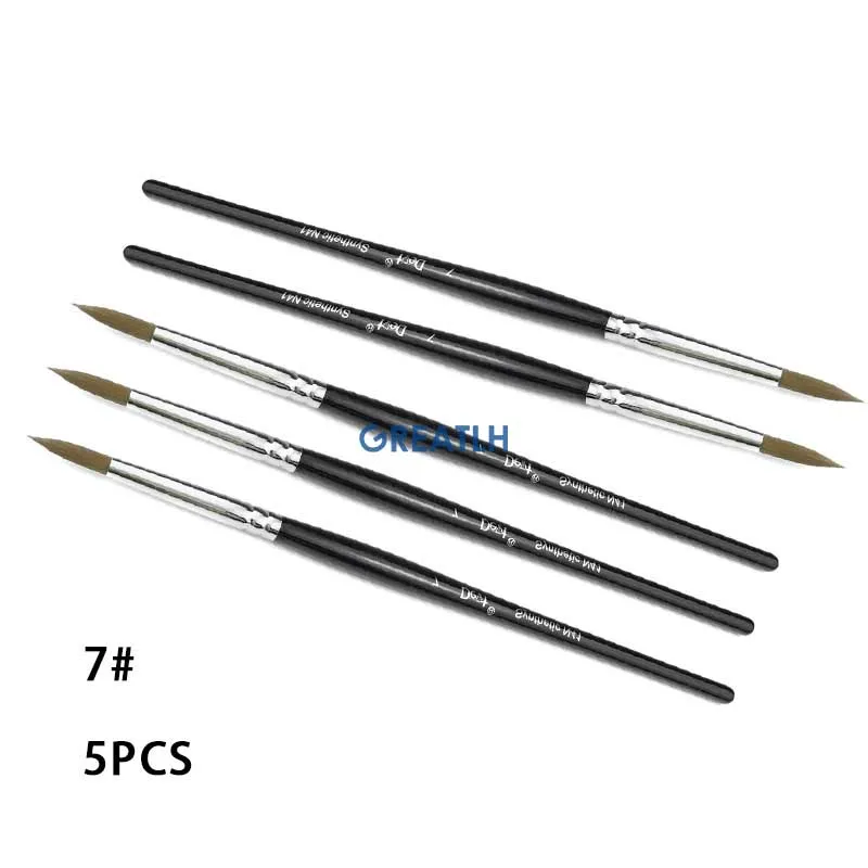 

5pcs/set Dental Porcelain Brush Pen 7# for Adhesive Composite Cement Porcelain Teeth Tools Dental Technician Tools 19cm
