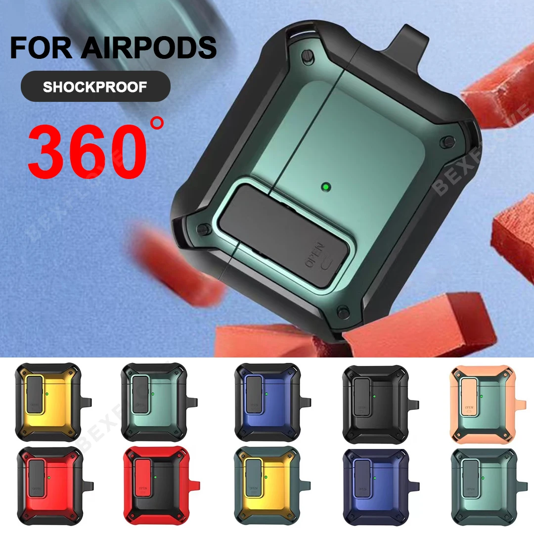 Luxury Brand Design Shockproof Silicone Airpods Cover for 3