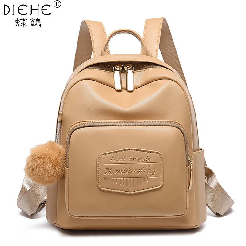 

Fashion Women Small Backpack pu Leather School Bags Backpack for Gilr Mochila Feminina waterproof Nylon Backpacks Shoulder Bag