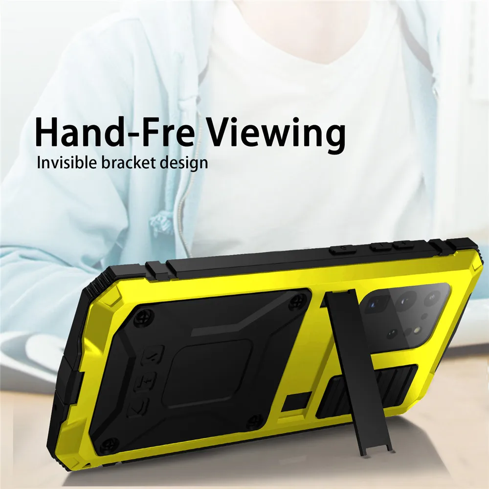 Waterproof IP68 Diving Holder Case For Samsung S20 Ultra Cover Metal Hybrid Armor Shockproof Stand Cases for Samsung S20 Plus Waterproof IP68 Diving Holder Case For Samsung S20 Ultra Cover Metal Hybrid Armor Shockproof Stand Cases for Samsung S20 Plus