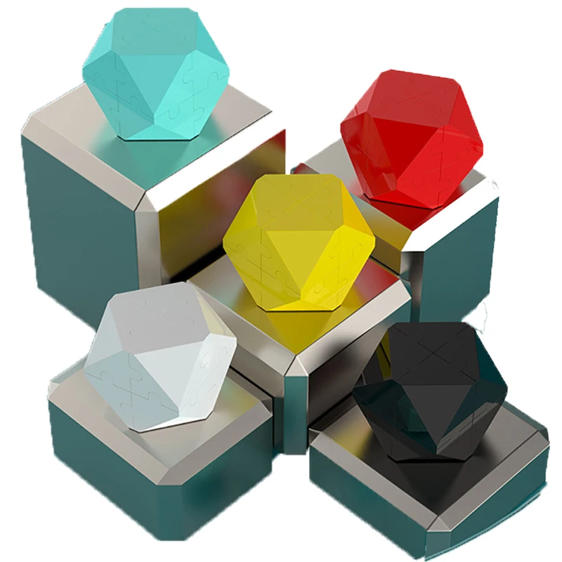 Игра с терпением 3D кубик головоломка лабиринт игрушка ручная игра чехол забавная
