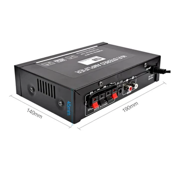 

Household G30 Power Audio Amplifier Mini BT Digital Audio Player Hi-Fi Stereo Portable Car Audio Bluetooth 2-Channel Amplifier